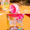 Whale Shape Spray Cup, Children Straw Drinking Cup, Cute Dolphin Water Bottle, Food Grade Plastic Cup, Birthday Gift