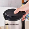 Korean Style Stainless Steel Cold Water Pot 1.6L Single Layer Juice Tea Pot for Restaurant Home Hotel Gift