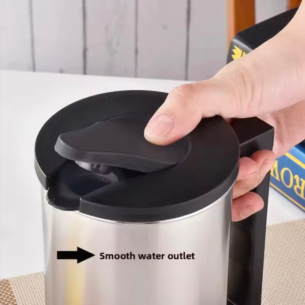 Korean Style Stainless Steel Cold Water Pot 1.6L Single Layer Juice Tea Pot for Restaurant Home Hotel Gift