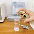 Travel Bottle Kit Leak Proof Portable Toiletry Containers Set Clear Travel Size Cosmetic Containers for Lotion Shampoo Cream So