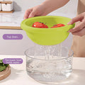 Layer Colander Home Decoration kitchen container Multifunctions for Healthy Fruit Washer