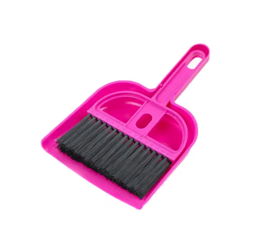 Mini Desktop Sweep Cleaning Brush Durable Keyboard Brush Desktop Sweep Two-Piece Set With Small Broom Dustpan Set