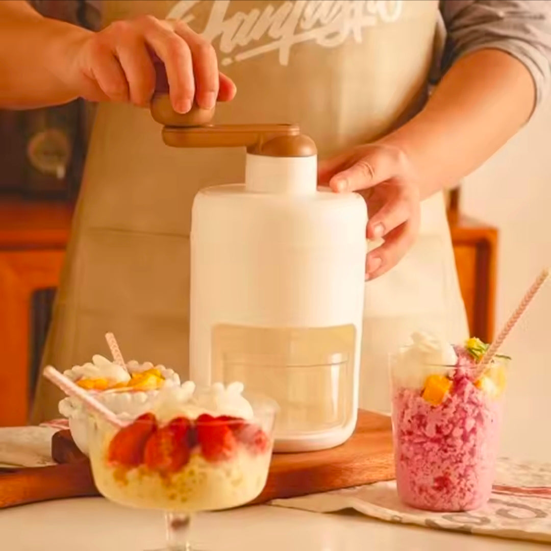 Diy Household Hand-Operated shaved Ice Milk Shake Making Smoothie Machine Kitchen Hand Ice Breaker Mein Mein Ice Shaved Ice