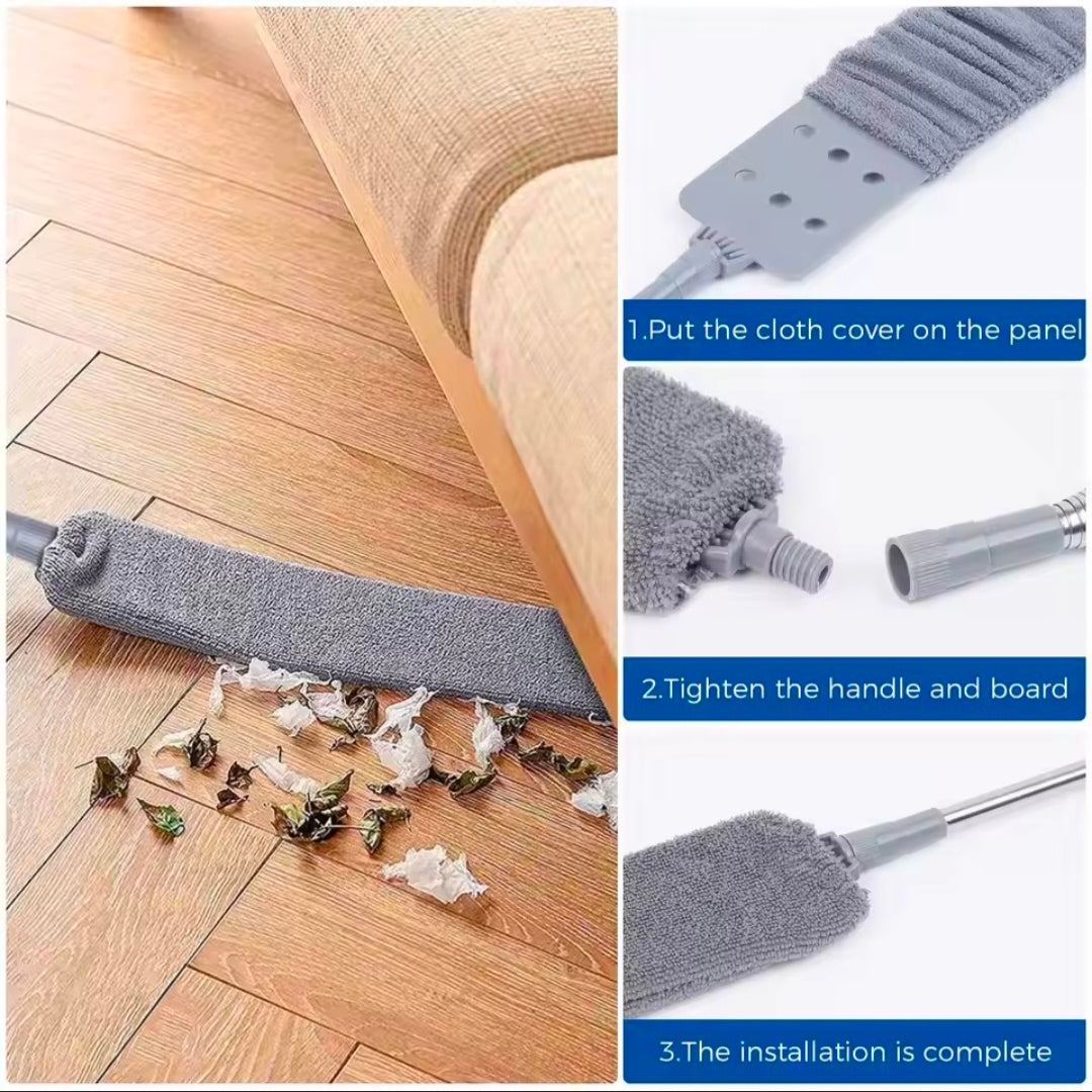Telescopic Dust Brush Long Handle Duster For Bed Bottom Gap Dust Cleaner Sofa Dust Removal Mop Home Cleaning Accessories