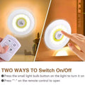Remote Control Mini Light LED Under Cabinet Light Wireless Remote Control Dimmable Wardrobe Home Bedroom Kitchen  Closet Light