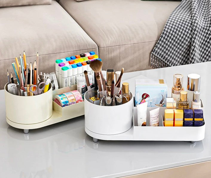 Cosmetic Storage Box Organizer Brush Storage Case Makeup Container Multi-grid Lipstick Case Compartment Case Desktop pen Holder