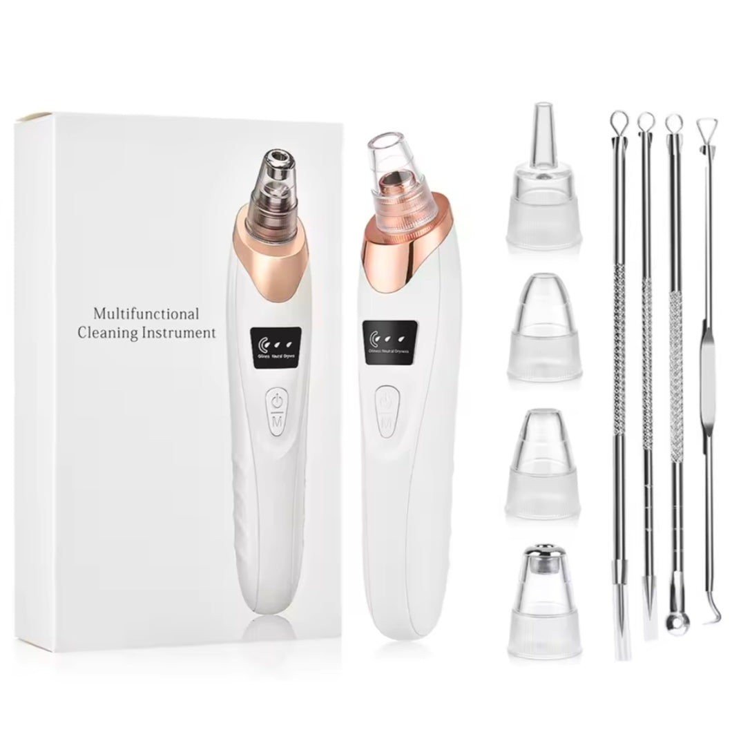 Blackhead Remover Nose T Zone Pore Vacuum Acne Pimple Removal Vacuum Suction Tool Facial Diamond Dermabrasion Machine Face Clean