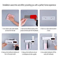 Toothbrush Holder Wall Mounted Solar UV Light Ultraviolet Toothbrush Sterilizer Automatic Toothpaste Holders Bathroom Accessory