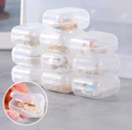 Pack of 10 Plastic Mini Jewellery Boxes – Storage & Gift Packaging