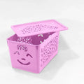 Smiley Basket With Cap Plastic 1 Pcs