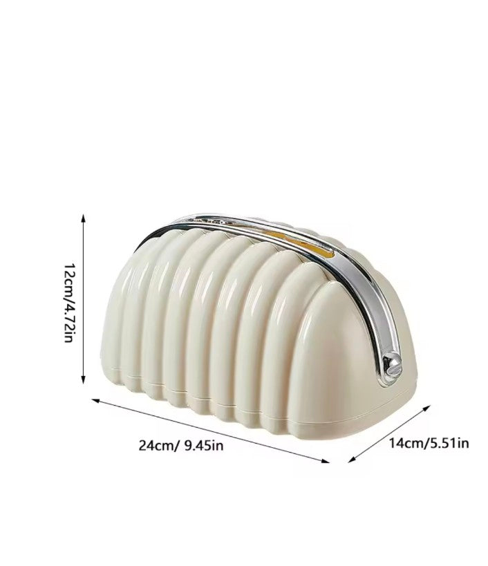 Simple irregular Cloud Shape Tissue Box with Spring Home Living Room Light Luxury Shell Napkin Box Holder Container
