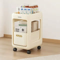 Storage Rack Station Artifact Desktop Storage Cabinet With Wheels Movable Bookshelf Trolley Storage Bag