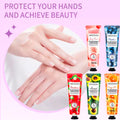 Meidian Fruit Fragrance Hand Cream Bag Set 5-Pack Moisturizing and Hydrating Hand Cream Set Autumn and Winter Prevents Dryness and Cracking Hand Care Cream Set Skin Softening and Nourishing Hand Moisturizing Cream Combination Pack Christmas Gift Birthday