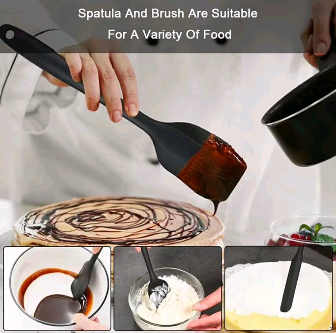 6 Pcs Silicone Kitchenware Set – Non-Stick, Heat Resistant Cooking Tools
