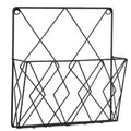 Metal Wall Mounted Magazines Newspaper Storage Rack for Home Office Books Newspapers Files Folder Desktop Tabletop Display Stand