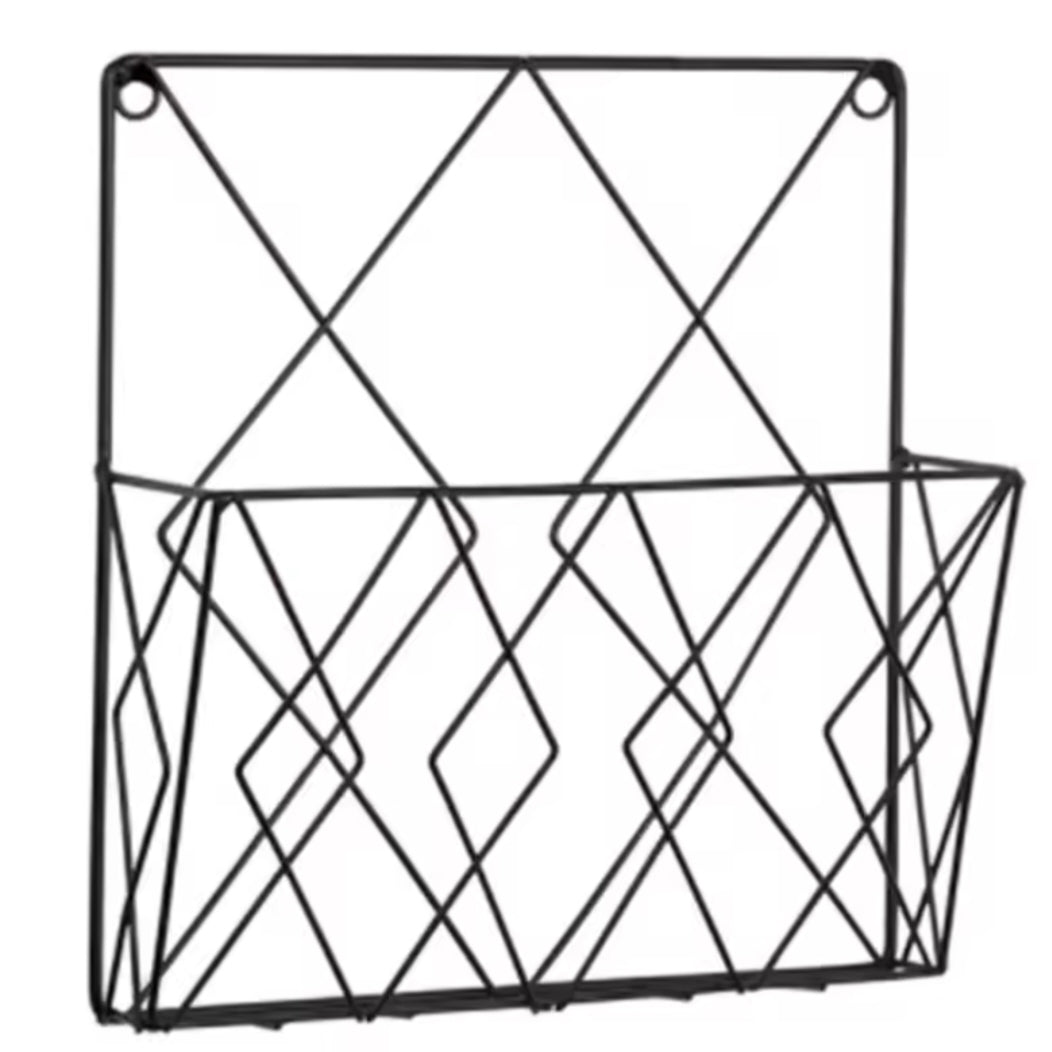 Metal Wall Mounted Magazines Newspaper Storage Rack for Home Office Books Newspapers Files Folder Desktop Tabletop Display Stand