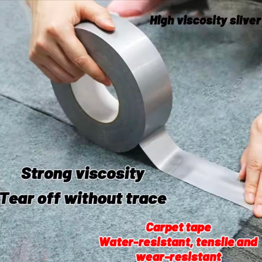 High Temperature Resistance Aluminum Foil Tape Kitchen Pipe Repair Tape Adhesive Sealing Foil Heat Insulation Leak Proof Tape
