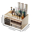 7 Area Cosmetics Separate Storage Box High-end Desktop Storage Rack Dressing Desktop Style Skincare Drawer style Storage Cabinet