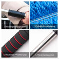Car Wash Mop Retractable Fiber Wax Mop Car Wax Brush Cleaning Tool Car Wash Without Damaging Paint Dust Removal Fiber Duster