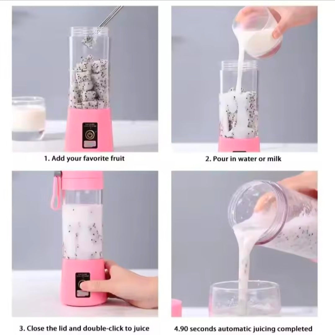 Xiaomi Portable Mini Blender for Shake and Smoothie Rechargeable 380ml Traveling Fruit Juice Cup Hand Fruit Blender  Juicing Cups
