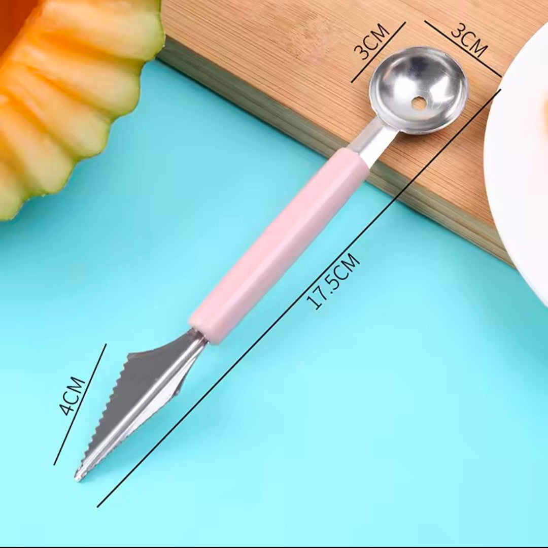 Kitchen DIY Cold Dishes Tools Gadgets Ice Cream Dig Ball Scoop Scoop Baller Multi Function Fruit Carving Knife Watermelon Baller