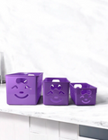 Smiley basket 3 piece set (S.M.L)