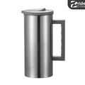 Korean Style Stainless Steel Cold Water Pot 1.6L Single Layer Juice Tea Pot for Restaurant Home Hotel Gift