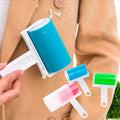 Blue Portable Washable Dust Filter Drum Roll Portable Tools Sticky Hair Removal Device Cleaning Brush