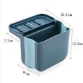 Kitchen Sink Retractable Drain Basket Suction Cup Hanging Storage Rack Kitchen Waste Pool Dry and Wet Separation Trash Organizer