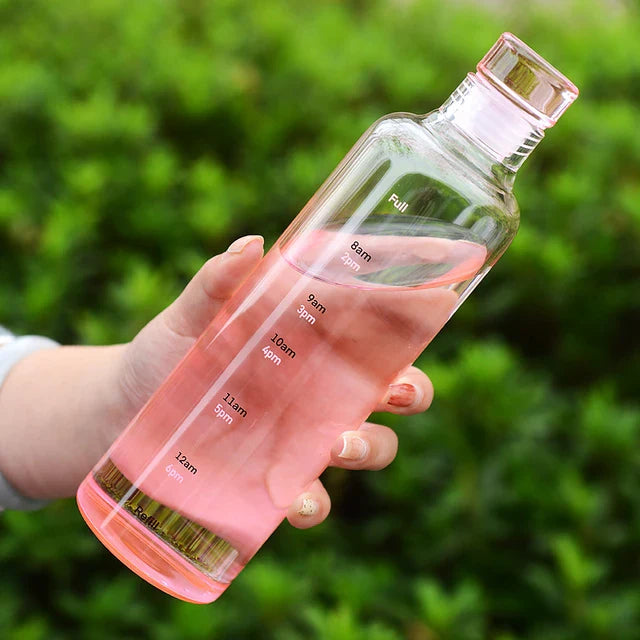 Durable Glass Bottle with Lid  for Daily Use