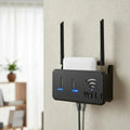 Wall-Mounted Wireless Router Storage Box & Cable Organizer