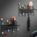 Metal Stainless Hook Hanger Wall Hooks For Clothes Coat Hat Bag Towel Bedroom Living Room Key Holder Rack Nordic Wall Decor
