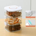 Stackable Airtight Spice Containers with Lid PET Material BPA-Free Storage Jar for Kitchen Removable Seasoning Boxes for Spices