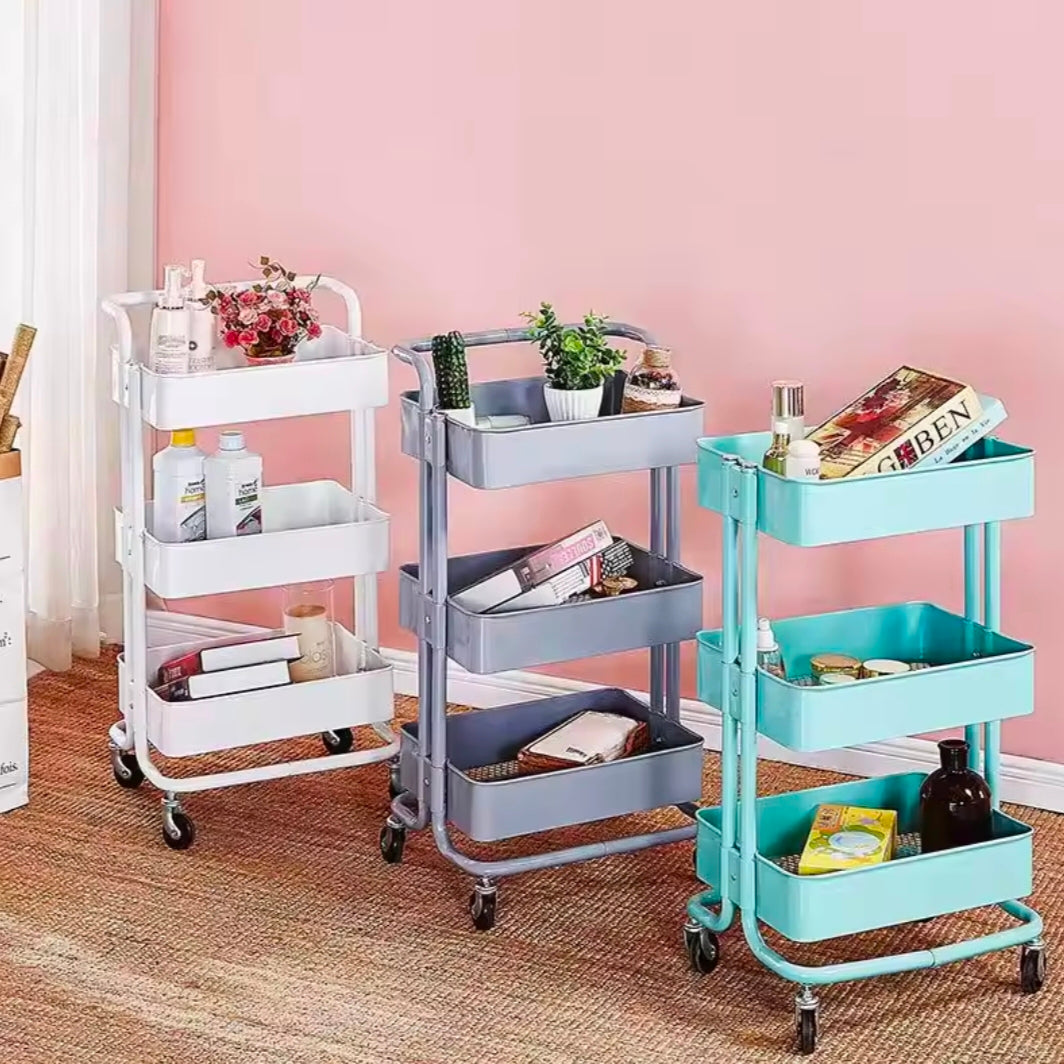 Multifunctional Durable Indoor Storage Cart Beauty Nail Salon Wholesale Trolley