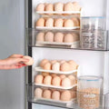 Home Use Large Capacity 24 Grids Egg Refrigerator Storage Box Special Design Egg Tray for Household Plastic Material