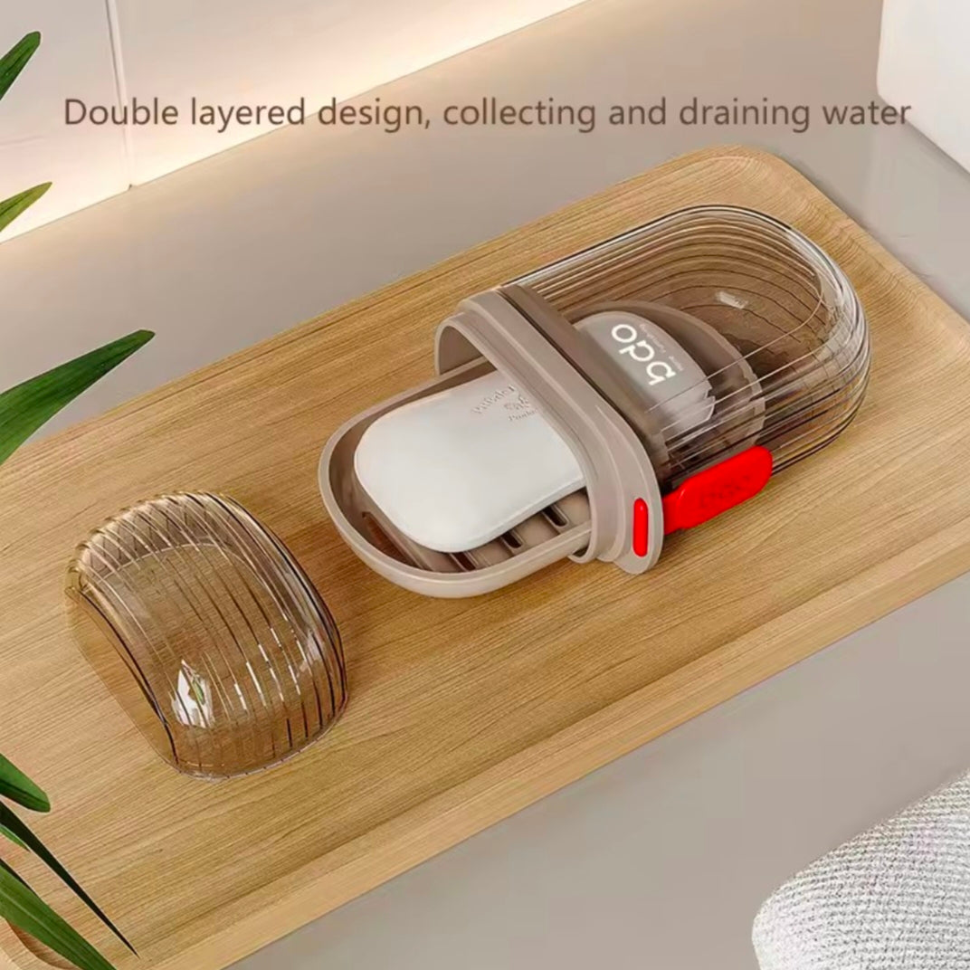 Portable Soap Dishes Sealed Storage Box Waterproof Travel Home Bathroom Soap Box Soap Case Outdoor Soap Cantainer Organizer