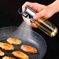 1pc 100ML Olive Oil Sprayerl, Stainless Steel Spray Bottle Spray, Kitchen Cooking Oil Spray, Glass Oil Can