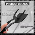 Shovel Clip Silicone Grip Flip Tongs Egg Steak Spatula Tongs Clamp Pancakes Fried Turners Cooking Tool kitchen Accessories