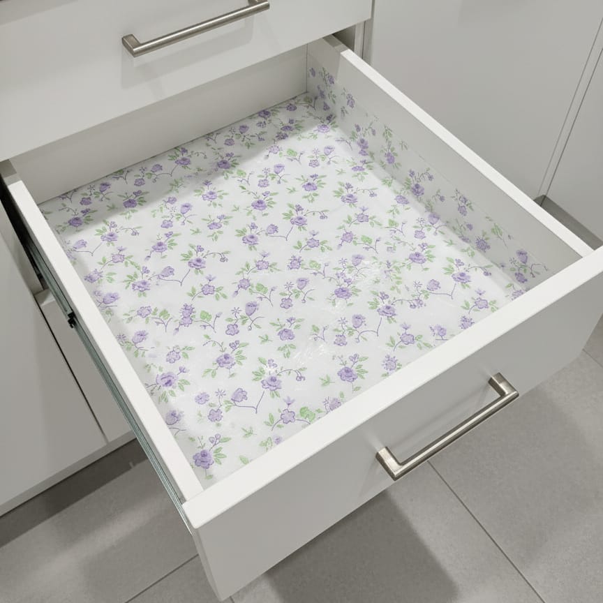 Reusable Drawer Mat Contact Paper Cabinet Liner Moisture-proof Waterproof Dust Proof Non-Slip Kitchen Table Shelf Liner Pad