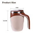 Lazy Coffee Stirring Cup Auto Stirring Cup Magnetic Rotating Electric Milk Cup Mark Cup 304 Stainless Steel