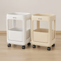 Storage Rack Station Artifact Desktop Storage Cabinet With Wheels Movable Bookshelf Trolley Storage Bag