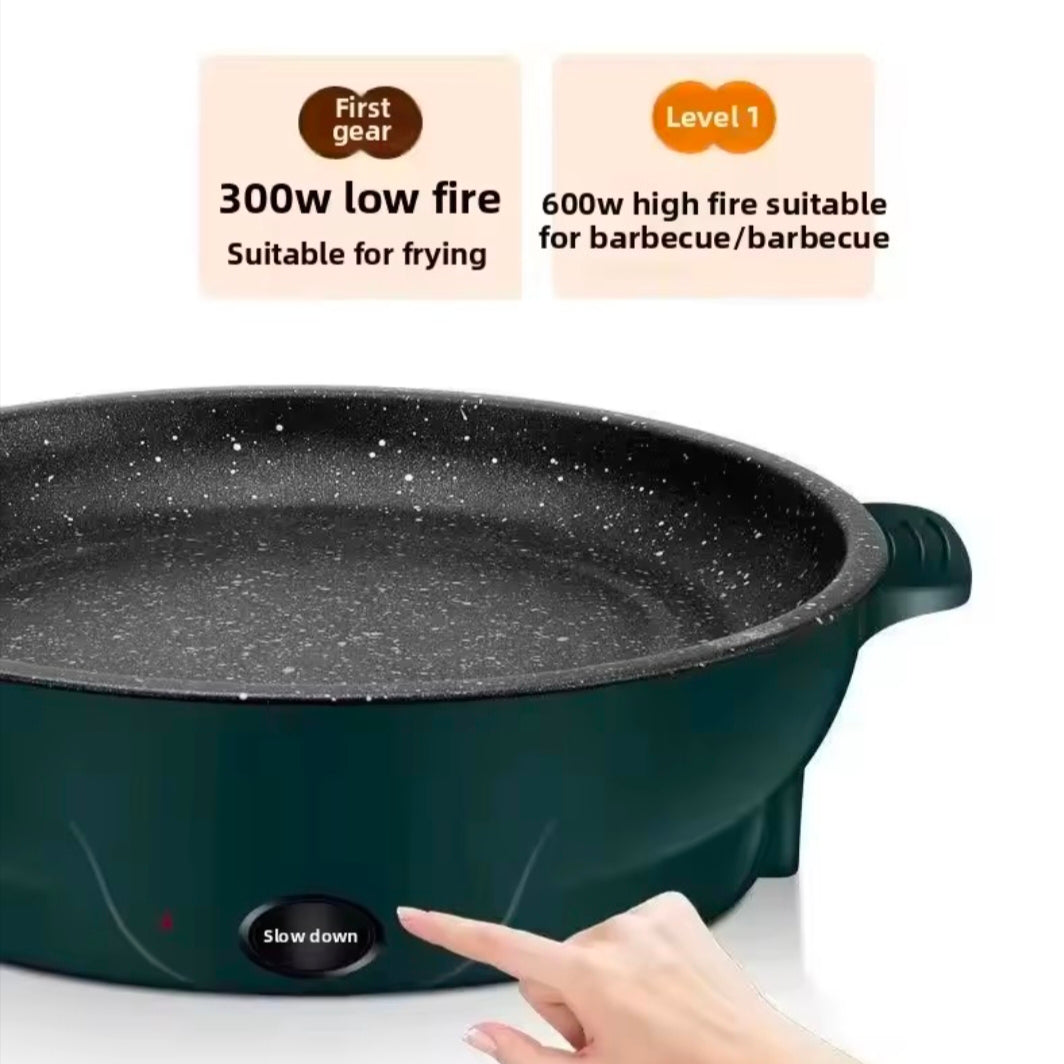 Electric Grill 110V Indoor Camping Korean BBQ Grill Barbecue Fast Heating BBQ Assesories Flat Top Gill Pancake Griddle Griddles