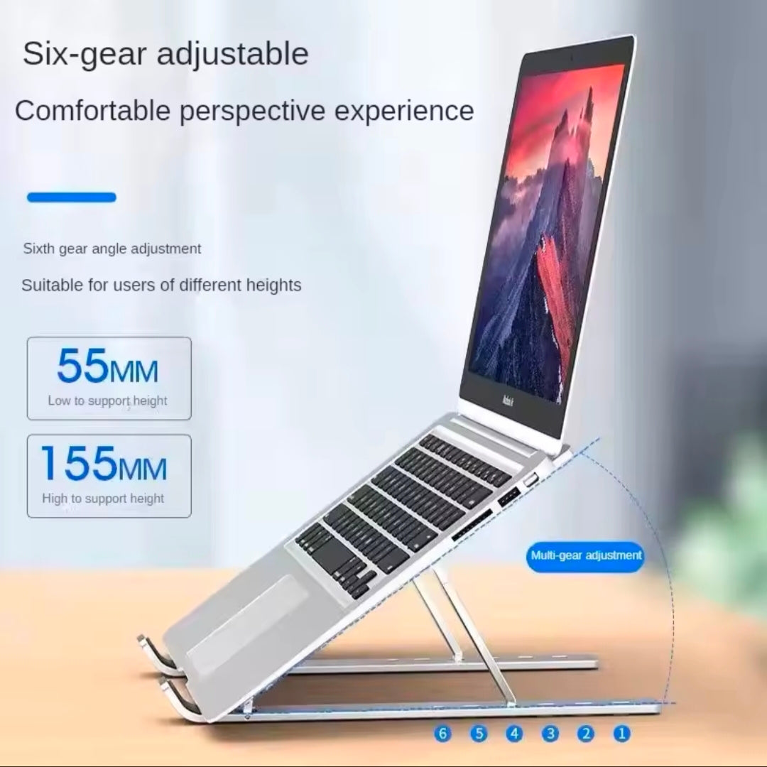 Foldable Laptop Stand Adjustable Portable Notebook Bracket Support Base Aluminum Alloy Holder For Macbook Laptop PC Accessories