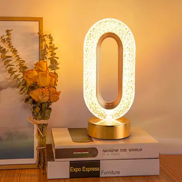 Touch 3D Crystal Moon Track Square Star Ball LED Night Light USB Rechargeable Galaxy Lamp Color Changing Kids Bedroom Home Decor