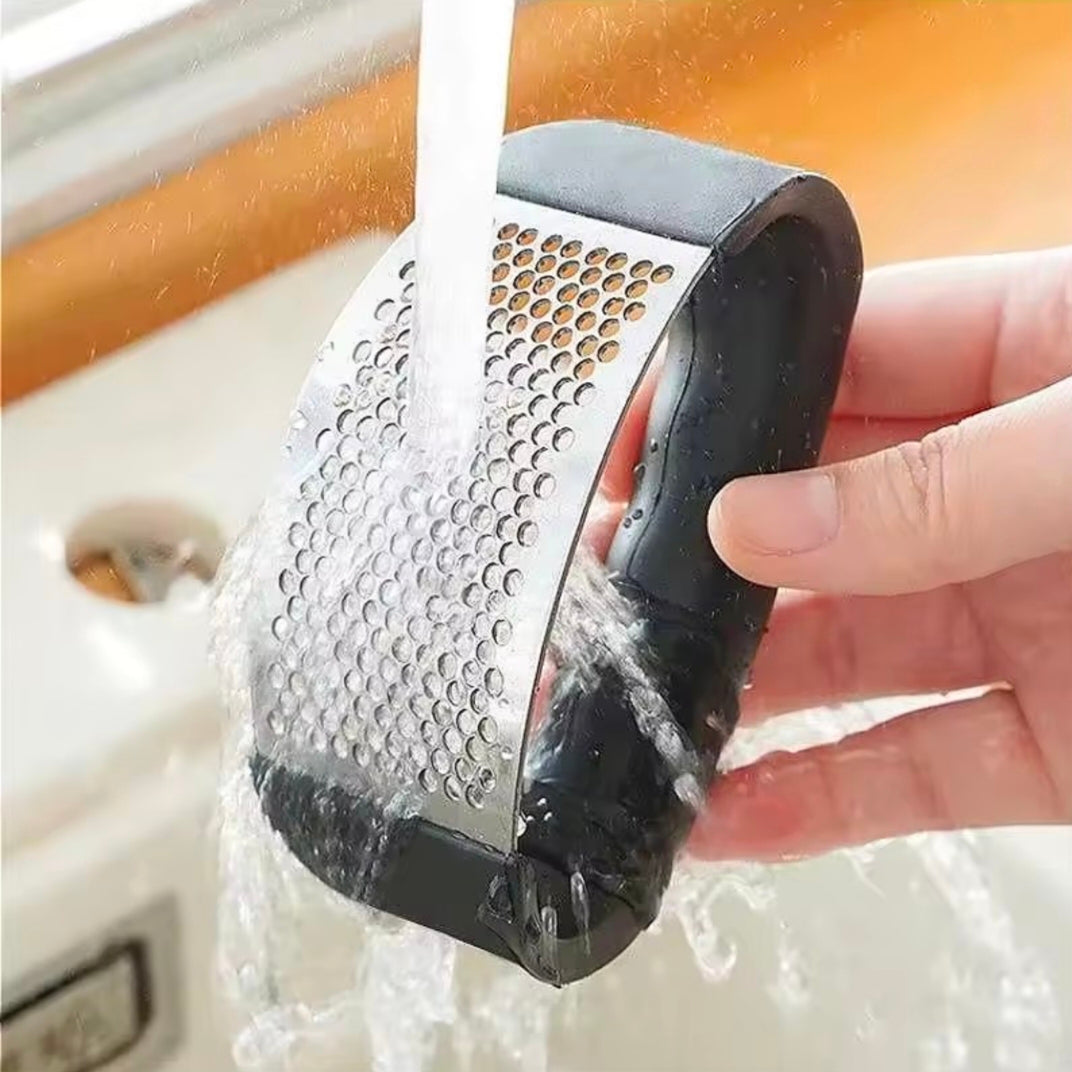 Stainless Steel Garlic Press Crusher Chopping Garlic Tool Garlic Ginger Masher Tools Manual Garlic Mincer Kitchen Accessories