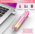 Electric Use Rechargeable Eyebrow Trimmer Razor 2 in 1 Hair Removal Facial Lipstick  pen Shaver for Women Epilator