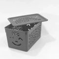 Smiley Basket With Cap Plastic 1 Pcs