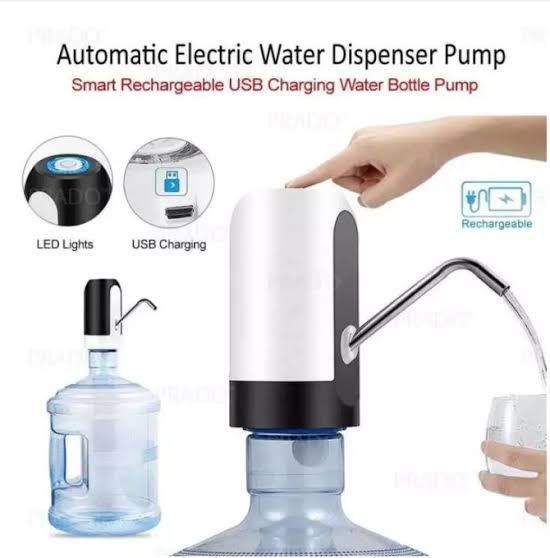 Automatic Water Bottle Pump Universal Electric Cordless Water Pump Dispenser pump USB Char