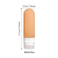 90MI/Set Silicone Travel Multicolour Cosmetic Bottles Empty Container Leakproof Refillable Bottle for Shampoo Conditioner Lotion