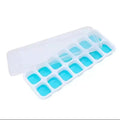 Multi-Colo PP+TPR Ice Cube Trays Reusable food-Grade Molds for Party Decor & Easy Home Storage With Leak-proof Design